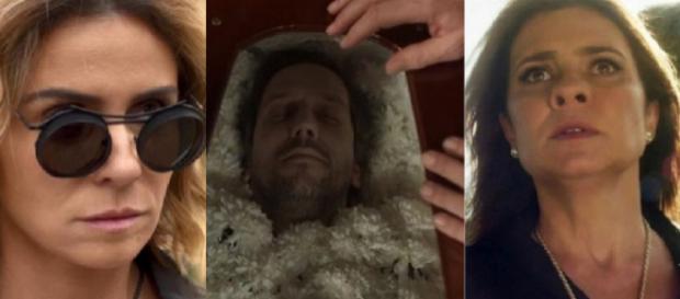 Luzia Remy morto e Laureta em Segundo Sol Luzia Remy morto e Laureta em Segundo Sol