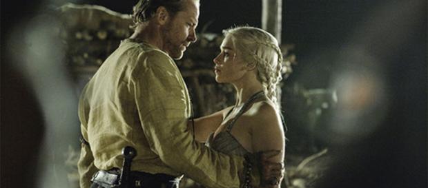 Sor Jorah e Daenerys Targaryen em Game of Thrones Sor Jorah e Daenerys Targaryen em Game of Thrones