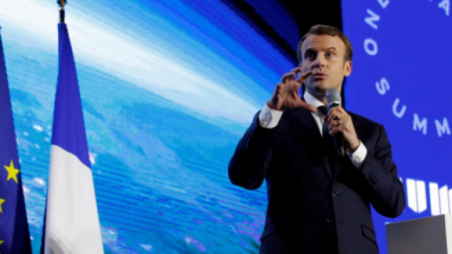 Macron sacré ' champion de la Terre et du climat '