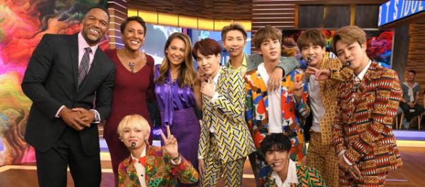 BTS performs on Good Morning America, image ABC - headlineplanet.com BTS performs on Good Morning America, image ABC - headlineplanet.com