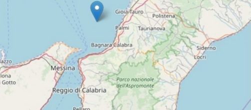 terremoto di magnitudo 4.2 davanti le coste della Calabria