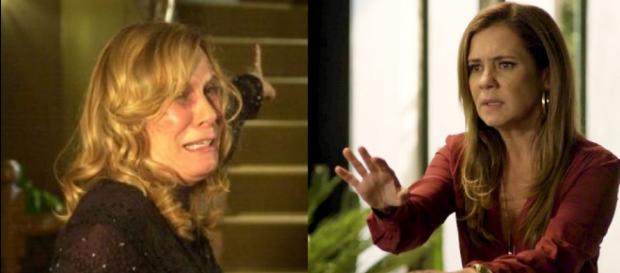 Dulce, Renata Sorrah, e Laureta, em Segundo Sol Dulce, Renata Sorrah, e Laureta, em Segundo Sol