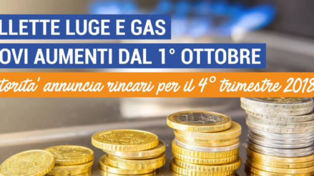 Ancora aumenti delle bollette: luce +7,6%, gas +6,1% - Foto La bolletta perfetta