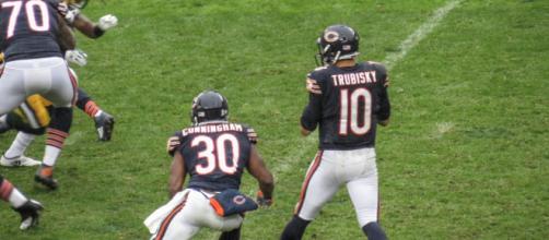 Mitchell Trubisky threw for six touchdown passes on Sunday. [Image Source: Flickr | tim putala]