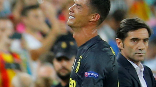 Valence-Juventus : Cristiano Ronaldo en larmes après avoir écopé d'un carton rouge
