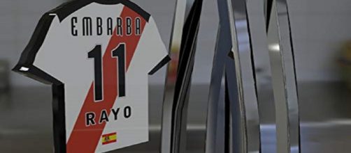 Imán de la camiseta del Rayo Vallecano con la bandera franquista