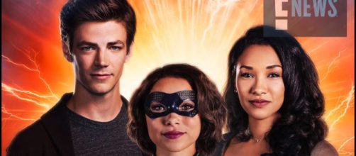 The West-Allen family are featured in the new poster for the fifth season of 'The Flash' [Image Credit: Pagey/YouTube screenshot]