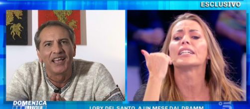 Domenica Live, insulti tra Lorenzo Crespi e Karina Cascella