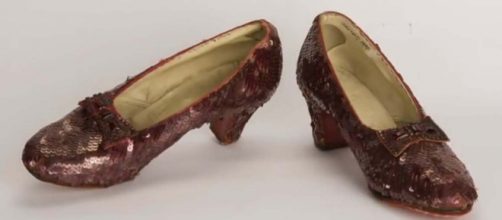 The ruby slippers worn by Judy Garland in "The Wizard Of Oz" have been found after 13 years. [Image Associated Press/YouTube]
