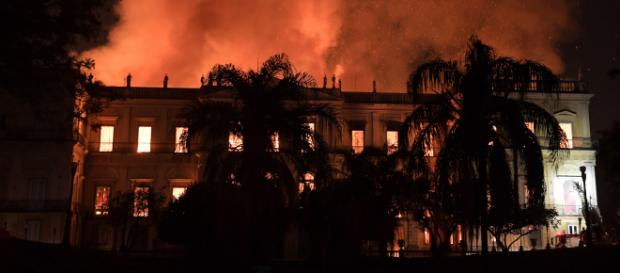 BRASIL/ El Museo Nacional de Río de Janeiro es consumido por las llamas BRASIL/ El Museo Nacional de Río de Janeiro es consumido por las llamas