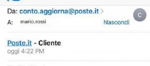 La falsa mail di Poste.it: allarme truffa della Polizia Postale