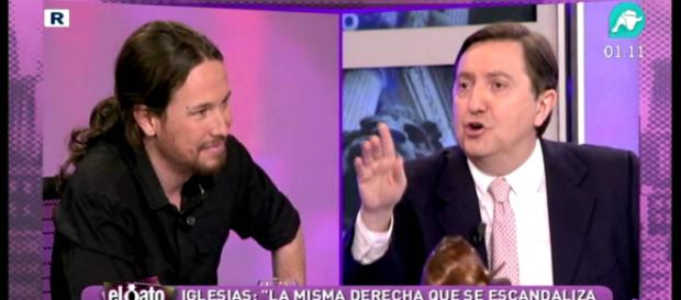 Pablo Iglesias y Jiménez Losantos en imagen Pablo Iglesias y Jiménez Losantos en imagen
