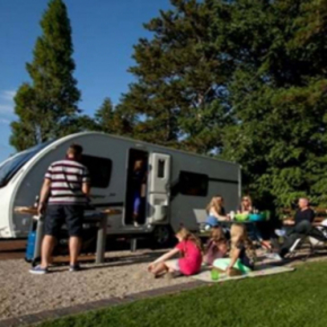 The owner of a popular Welsh holiday park responded to a review which labelled it a "concentration camp." [Image @PremierParks/Twitter]