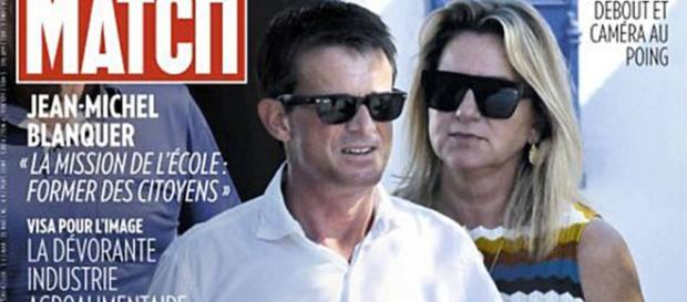 La portada de Paris Match con Valls y Gallardo por partida doble: vestidos y en bañador (él) y bikini (ella). La portada de Paris Match con Valls y Gallardo por partida doble: vestidos y en bañador (él) y bikini (ella).