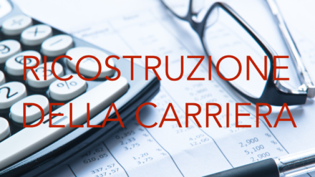 Ricostruzione di carriera: domande online entro il 31 dicembre