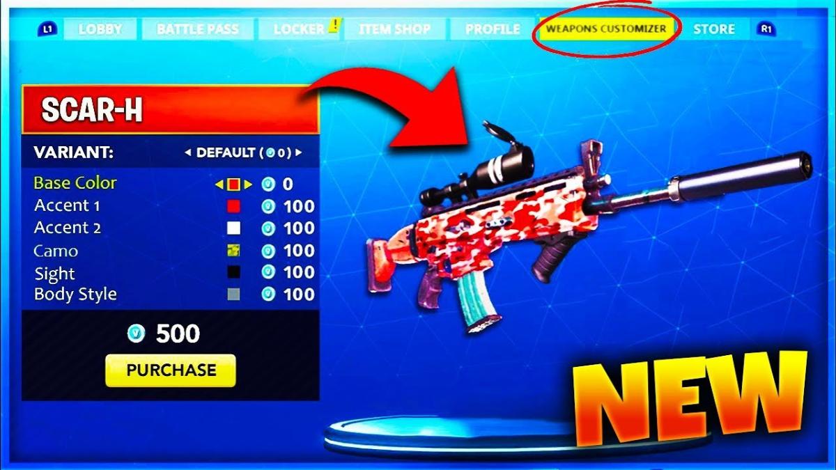 Weapon Camo Fortnite Fortnite Battle Royale Patch 5 40 Adds Weapon Skins