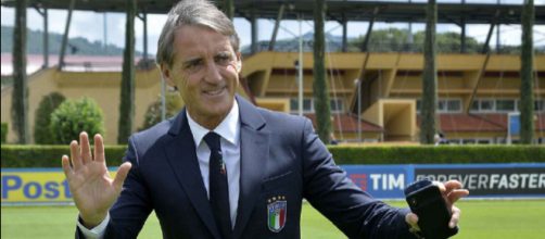 Roberto Mancini, prima partita ufficiale sulla panchina dell'Italia