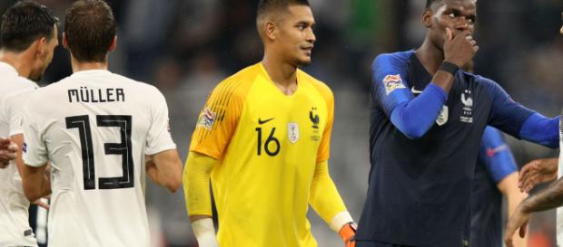 Aréola face à l'allemagne en ligue des nations. Aréola face à l'allemagne en ligue des nations.