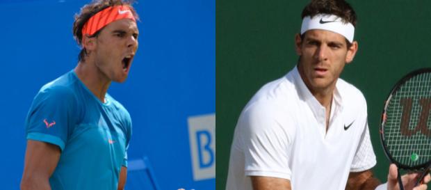 Rafael Nadal y Juan Martín del Potro esta noche medirán fuerzas Rafael Nadal y Juan Martín del Potro esta noche medirán fuerzas