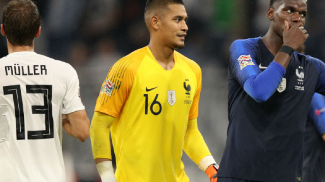 Aréola face à l'allemagne en ligue des nations.