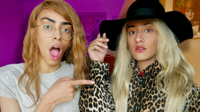 Bilal Hassani et Sparkdise en miniature de la vidéo : "JE ME TRANSFORME EN BILAL HASSANI !"