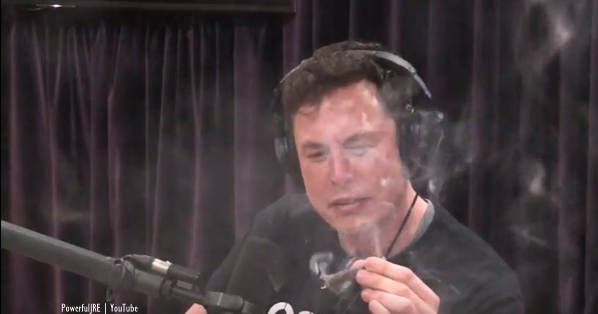 Elon Musk super-relaxed with whiskey and weed during emotional live podcast