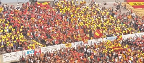 I tifosi del Lecce, quasi 13 mila al debutto.