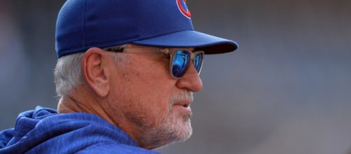 Joe Maddon is more than a little confused by Nats handling of weather issues. [Image via radio.com/YouTube]