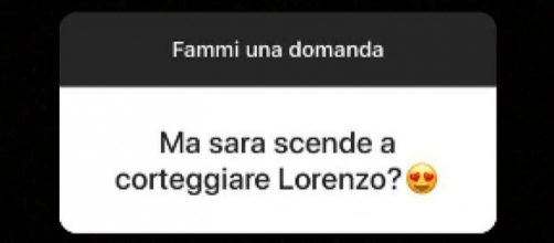 Sara Affi Fella non corteggerà Lorenzo Riccardi.