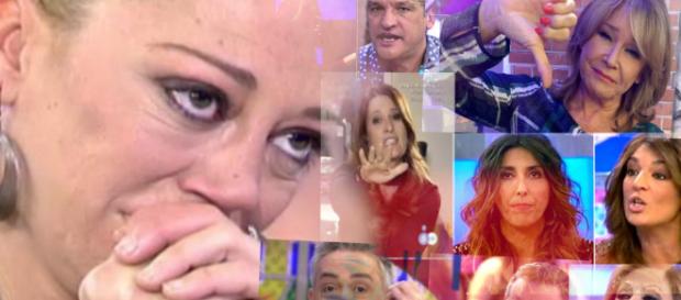 Belén Esteban enfadada con todas las críticas de los colaboradores de Sálvame Belén Esteban enfadada con todas las críticas de los colaboradores de Sálvame