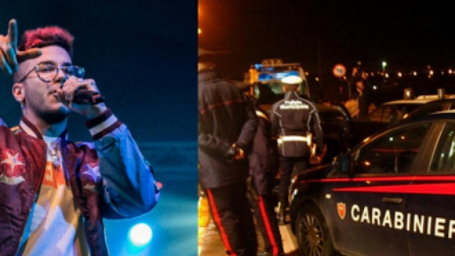 Sfera Ebbasta, il suo ultimo live &egrave; stato sospeso, probabilmente a causa del 'solito' spray urticante.