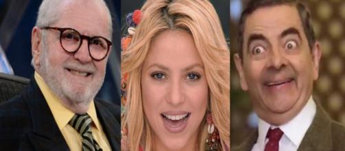 Jô Soares, Shakira e Rowan Atkinson possuem notas altas de QI (Foto: PDN Entretenimento)