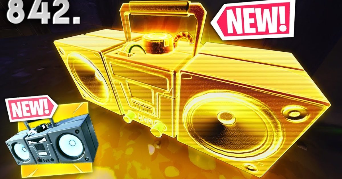 Fortnite adds a powerful BoomBox that can take down the whole PortaFort