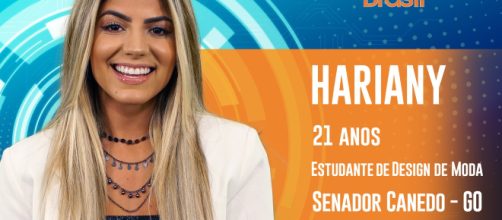 Hariany quer levar sua fama em Senador Canedo para todo o Brasil. Foto: TV Globo.
