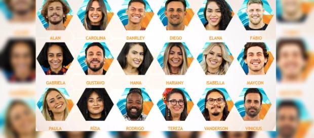 Todos os participantes do BBB 19 (Reprodução Gshow) Todos os participantes do BBB 19 (Reprodução Gshow)