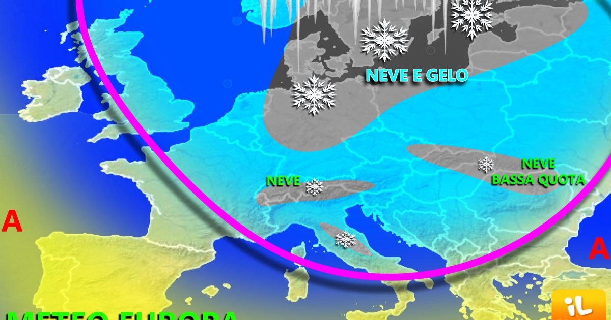 Il Meteo In Europa: Bufere Di Neve In Parecchi Stati