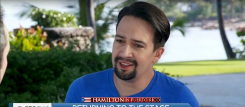 Lin-Manuel Miranda has many reasons for his emotional response to Hamilton's reception in Puerto Rico. [Image source: CBSThisMorning-YouTube]