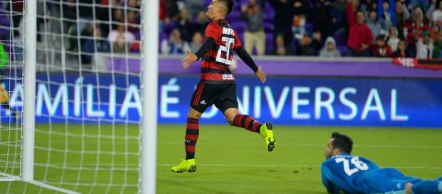 Uribe foi destaque no jogo entre Flamengo e Ajax. Foto: Alexandre Vidal, Flamengo. Uribe foi destaque no jogo entre Flamengo e Ajax. Foto: Alexandre Vidal, Flamengo.