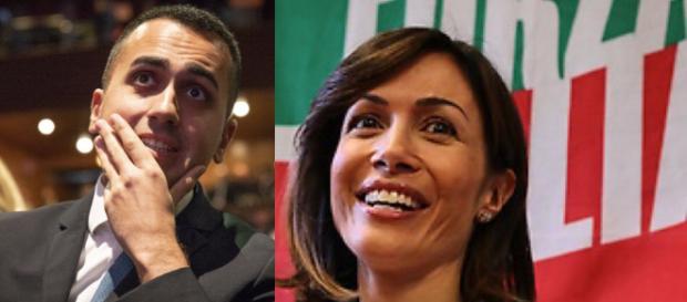 Carfagna irride il vicepremier Di Maio. Carfagna irride il vicepremier Di Maio.