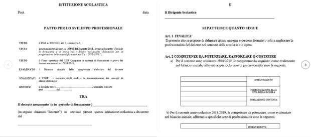 Esempio di Patto Formativo per lo sviluppo professionale per docenti neo-assunti. Esempio di Patto Formativo per lo sviluppo professionale per docenti neo-assunti.