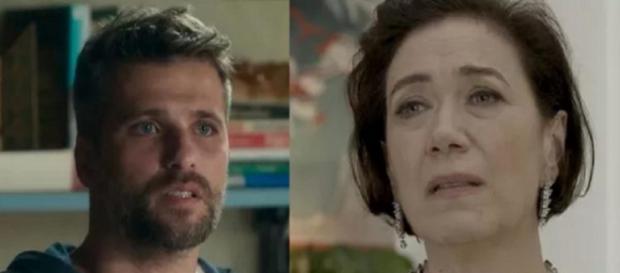 Gabriel e Valentina entram em pé de guerra em O Sétimo Guardião (Foto: TV Globo) Gabriel e Valentina entram em pé de guerra em O Sétimo Guardião (Foto: TV Globo)