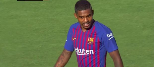 Malcom chegou esta temporada ao Barcelona (Imagem via Youtube) Malcom chegou esta temporada ao Barcelona (Imagem via Youtube)