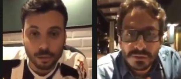 Professor e empresário aparecem em vídeo insultando nordestinos (Reprodução: Facebook) Professor e empresário aparecem em vídeo insultando nordestinos (Reprodução: Facebook)