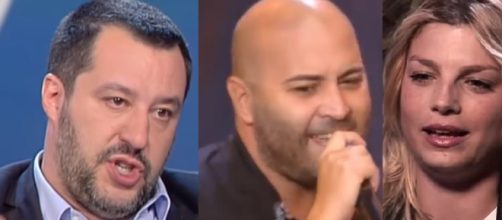 Giuliano Sangiorgi ed Emma Marrone, tra i cantanti che si sono schierati contro Matteo Salvini.