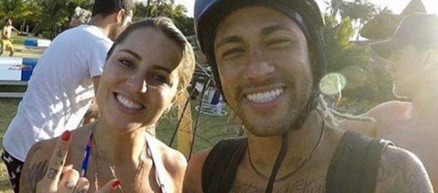 'Parabéns, meu amor', escreveu Neymar para Leticia. (Arquivo Pessoal) 'Parabéns, meu amor', escreveu Neymar para Leticia. (Arquivo Pessoal)