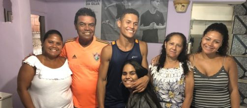 Danrley e sua família (Reprodução Gshow)