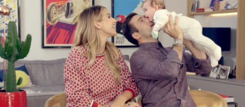 Spencer and Vogue are head over heels for new baby Theodore (Image credit: Spencer, Vogue and Baby Too/ 4oD)