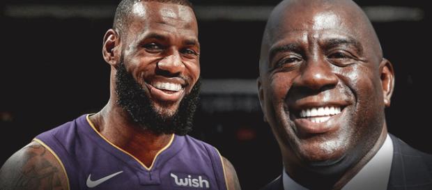 LeBron James and Magic Johnson / Image by Clutchpoints / Instagram LeBron James and Magic Johnson / Image by Clutchpoints / Instagram