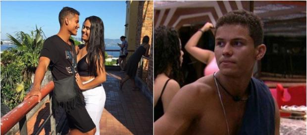 Ele e a namorada Larissa (Reprodução Instagram Danrley / TV Globo) Ele e a namorada Larissa (Reprodução Instagram Danrley / TV Globo)