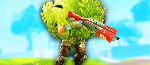 Fortnite Bush is going to get buffed. Image: LazarBeam / YouTube
